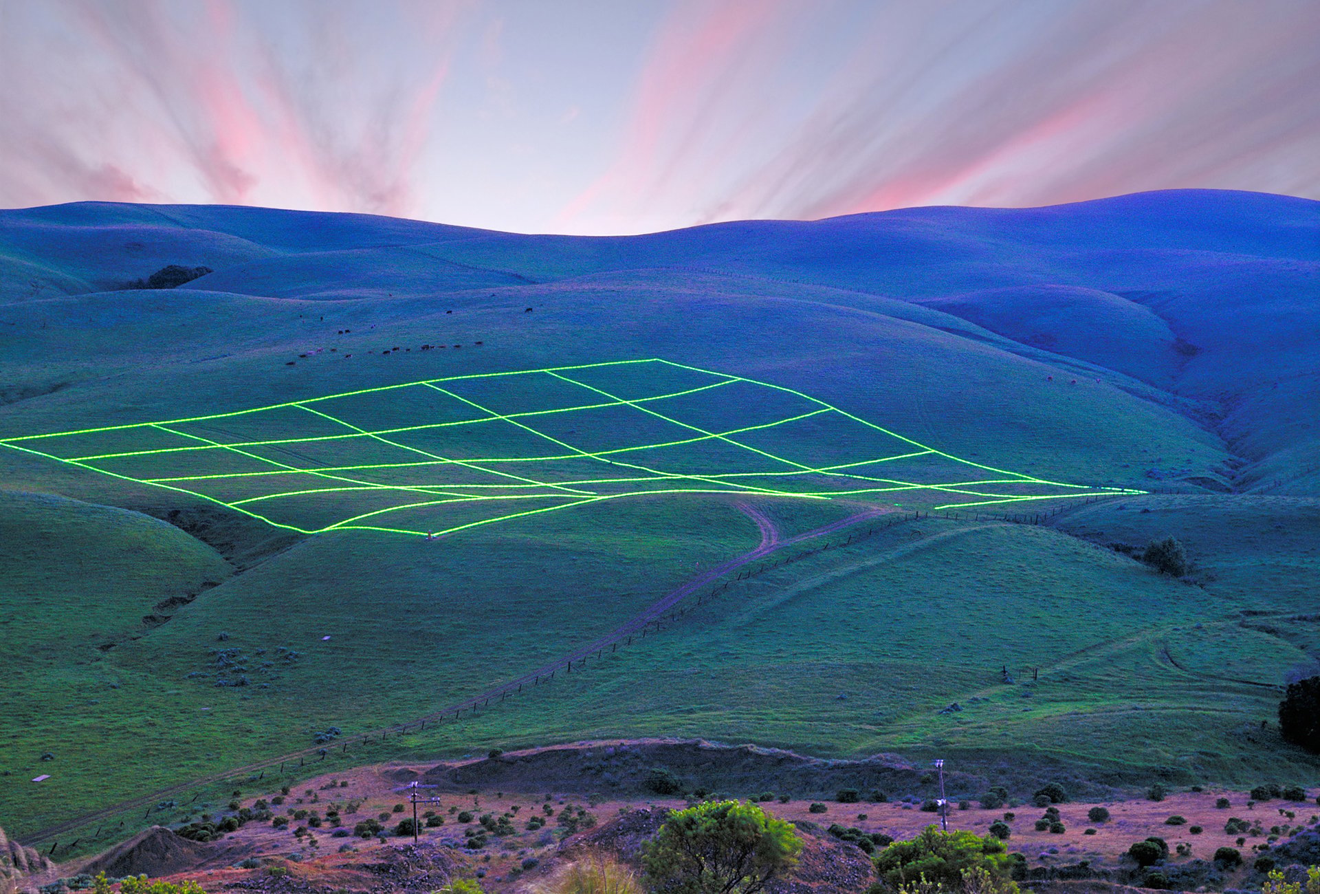 Luminous Earth Grid Stuart WIlliams 2