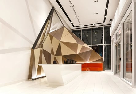 Minto 30Roe – Articulated Lobby Screen Uploaded by Cecilia Lai   