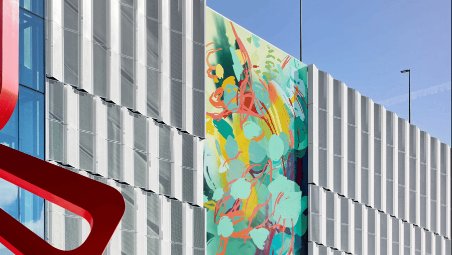 CODAworx Member Nicole Mueller Debuts Nine-Story Mural Project in Burlingame CA