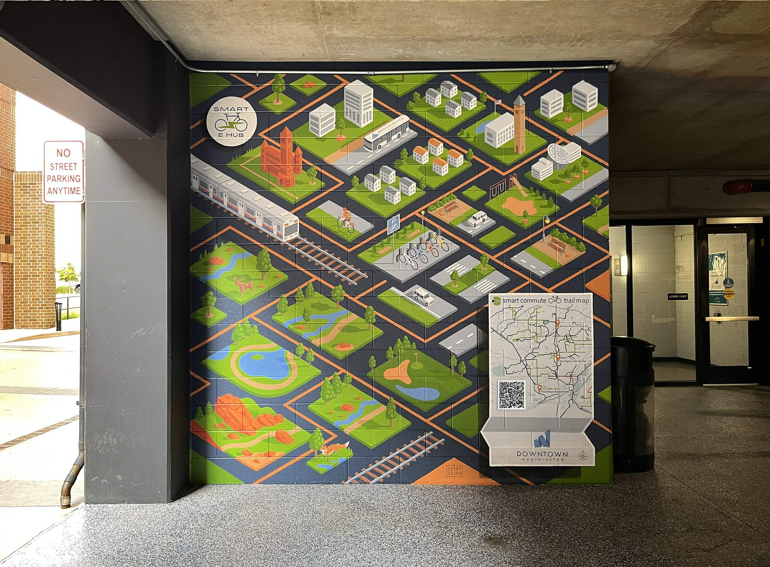 Smart Commute - Westminster Mural Uploaded by Kerry Cesen - Art & Visual Design