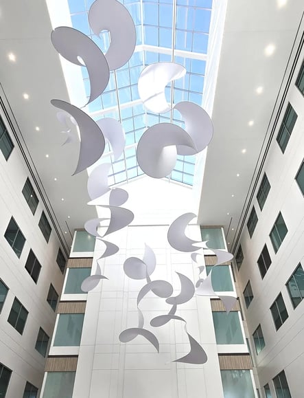 The Sky Plaza Mobile at Houston Methodist Cypress Hospital Uploaded by IDEA Art Consulting