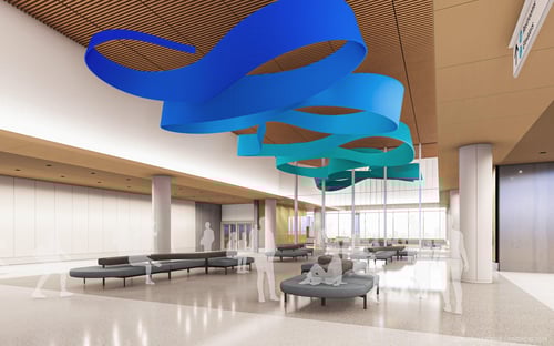Commissioned: Gordon Huether’s “River” selected for Des Moines Airport