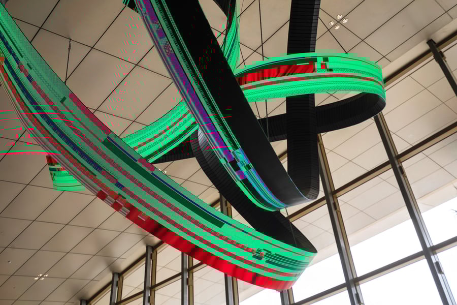 Daniel Canogar’s Shuttle Lands at Red Sea International Airport